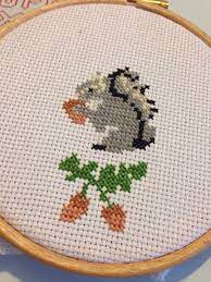 Free stitching pattern creator and generator. Squirrel Cross Stitch Pattern With Small Acorns Cross Stitch Embroidery Cross Stitch Embroidery Stitches