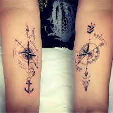 45 Creative And Unique Couple Matching Tattoo Designs For The Coming Valentine S Day Women Fashion Lifestyle Blog Shinecoco Com Matching Couple Tattoos Couple Matching Tattoo Couples Tattoo Designs