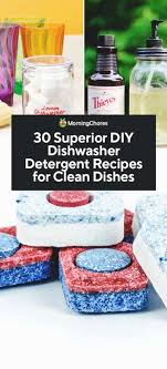 dishwasher detergent recipes for clean