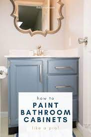 These trendy cabinet paint colors can work for kitchen or bathroom cabinets in your home. How To Paint Bathroom Vanity Cabinets That Will Last The Diy Nuts