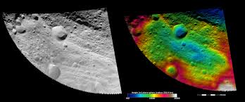 Equatorial generally means of or related to an equator. Topography Of Vesta S Equatorial Region I Nasa Solar System Exploration