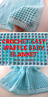 I love cake yarn, because it give you lots of colors without lots of ends to weave in. Crochet Easy Waffle Baby Blanket Sirin S Crochet