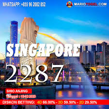 Result Singapore Pools 15 Februari 2020 Singapura Anjing Mario