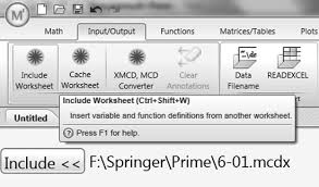 Youve got triangles activity teachengineering. Interface Of Mathcad 15 And Mathcad Prime Springerlink