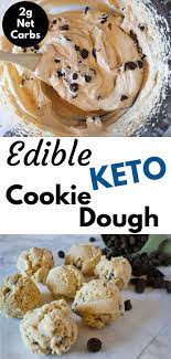 This Super Easy Edible Cookie Dough Recipe Is Why We Love Keto Recipe Cookie Dough For One Edible Cookies Low Carb Cookie Dough