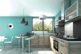 Pour une cuisine classique et appréciée en toutes circonstances, on optera pour une peinture cuisine blanche, qui s'accordera avec n'importe quel. Quelle Couleur De Peinture Pour Une Cuisine En Bois Clair