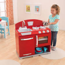 wooden play kitchen sets for toddlers