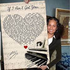 These are just the lyrics to a bunch of songs i like, or that i'm thinking about at the time. If I Ain T Got You Lyrics Poster