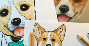Freehand sketch drawing for adult antistress colouring book with doodle and. Cutest Dog Ever Corgi Coloring Pages For Kids Kids Activities Blog