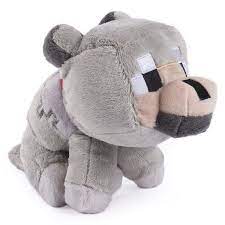 Minecraft Small Plush Baby Wolf Walmart Com In 2021 Wolf Plush Minecraft Bedroom Decor Baby Wolf