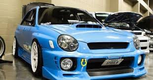 Light Blue Bug Eyed Subaru Subaru Impreza Subaru Wrx