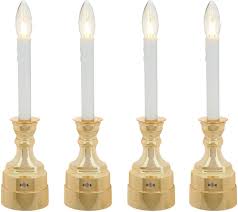 Bethlehem Lights Set Of 4 Warm Welcome Battery Op Window Candles Qvc Com Window Candles Bethlehem Lights Candles