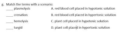 For example, plant cells use a hypertonic solution within their central vacuole to help draw water into. Would You Classify Table Salt As Isotonic Chegg Com