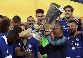 United walk up to collect their losers medals. Sarri Gets A Winners Medal But May Still Leave Chelsea Taiwan News 2019 05 30 17 06 38