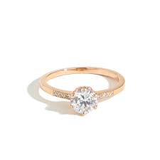 The benefits of rose gold engagement rings. Anna Sheffield Size 5 Hazeline Engagement Ring Setting In 14k Rose Gold
