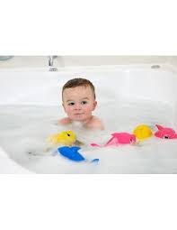 Talking baby, daddy or mummy shark for around £15 each, moving baby shark plush toys at around £30, and the newest are baby shark family sound cubes for around £7 each. Zuru Robo Alive Junior Baby Shark Interactive Bath Toy With Sounds 3 Colours Bah03000 Toys Shop Gr