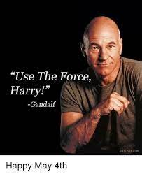 Harry potter and gandalf fight the death star. Use The Force Harry Gandalf Eatlivercom Funny Meme On Me Me