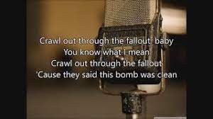 Maybe you would like to learn more about one of these? Crawl Out Through The Fallout Sheldon Allman Lyrics Fallout 4 Youtube