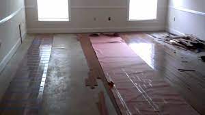 Most people can install this type of hardwood flooring as long as they are willing to do a little bit of work. Hardwood Floors Over Concrete Floors Diy Youtube