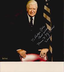 Signed color photo from Thomas Phillip "...