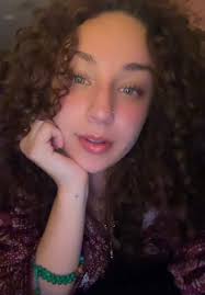 Mixed Race Girl Dancer with Green Eyes