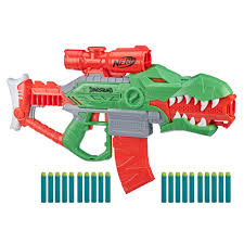He loves his nerf guns. Nerf Dinosquad Rex Rampage Motorized Dart Blaster 10 Dart Clip 20 Nerf Darts Walmart Com Walmart Com