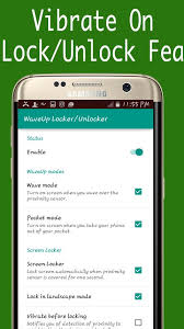 Wave unlock/lock service starts automatically on reboot. Wave To Unlock Lock For Android Apk Download