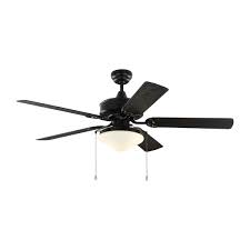 Home decorators collection kensgrove led indoor/outdoor ceiling fan. Monte Carlo 5hvo52bkd Matte Black Haven Led 52 5 Blade Indoor Outdoor Ceiling Fan Light Kit Included Lightingdirect Com
