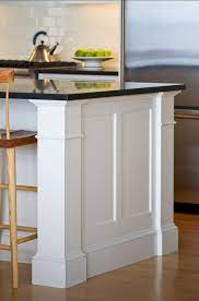 Column Detail For The Island And For The Bannister Kitchen Island Design Kitchen Island Molding Kitchen Island Trim