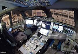 General View Shows The Cockpit Of The New Airbus A350 Xwb During A Picture Id459289062 1 024 707 Pixels Cockpit Flight Deck Airbus