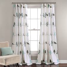 Check spelling or type a new query. Amazon Com Lush Decor Rowley Birds Curtains Room Darkening Window Panel Set For Living Dining Bedroom Pair 84 L Blue Gray 2 Count Home Kitchen