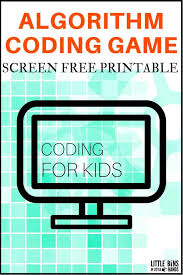 Coding games are an exciting way to impart coding skills in your children. Algorithm Coding Game And Computer Coding For Kids Free Printable