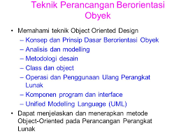 Sistem informasi, atau sistem lainnva). Pengenalan Analisa Sistem Berorientasi Obyek Ppt Download