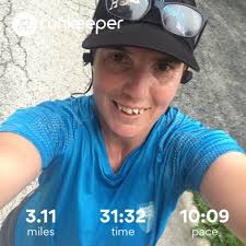 Finished run in high humidity