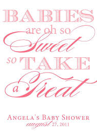 Personalized baby shower candy favors. Candy Table Quotes Quotesgram