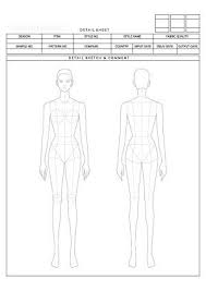 Fashion Flats Body Templates Female 8 Head Heights Etsy Fashion Design Books Fashion Illustrations Techniques Fashion Design