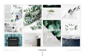Fresh Social Media Pack Social Media Pack Free Social Media Templates Social Media