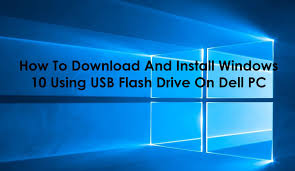 If you'd like to install windows but don't have a dvd drive, it's easy enough to create a bootable usb flash drive with the right installation media. How To Download And Install Windows 10 Using Usb Flash Drive On Dell Pc