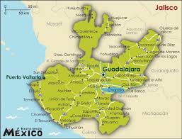 Mapa Del Estado De Jalisco Jalisco Jalisco Mexico Mapa De Mexico