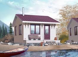 Vacation houses can range from small compact whether you are looking for a mountain vacation house plan or waterfront home plans you are sure to find something to create a perfect retreat. Small Vacation Home 1 Bedroom 1 Bath Plan 126 1036