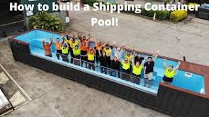 Video 1 of container pool build* get excited! How To Build A Shipping Container Pool Youtube