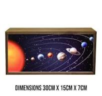 Solar System Light Box | LED Astronomy Night Light - Etsy