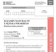 W tym artykule opublikujemy arkusze cke i sugerowane odpowiedzi na maturze z polskiego na poziomie podstawowym i rozszerzonym. Matura 2019 Jezyk Polski Poziom Podstawowy 6 05 2019 Odpowiedzi I Arkusz Cke Matura Z Jezyka Polskiego Podstawa Pytania Odpowiedzi Dziennik Baltycki