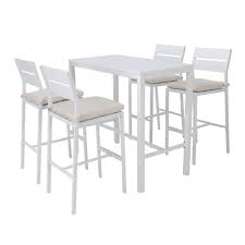 Modway stance aluminum 7 piece outdoor dining set. Temple Webster 4 Seater Kos Aluminium Outdoor Bar Table Set Reviews