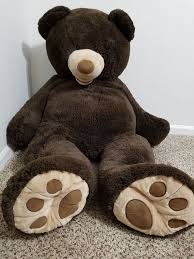 Black Bear Stuffed Animal Large Giant 53 Hugfun Plush Jumbo Teddy Bear Dark Brown Huge Stuffed Animal Large Love Toys Bear Huge Teddy Bears Jumbo Teddy Bear Teddy Bear Plush