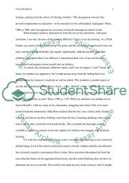 Written by one of our qualified academics, this reflective essay example should help you get a clearer idea on how to correctly structure your submission. Critical Reflection Essay Examples Pengu