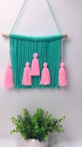 Craft Art Art Craft In 2020 Diy Yarn Crafts Yarn Diy Diy Crafts For Gifts