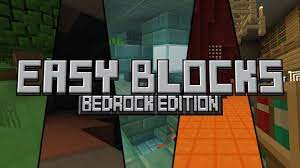 Minecraft bedrock (uwp) world save folder. Easy Blocks Bedrock Edition Minecraft Texture Pack