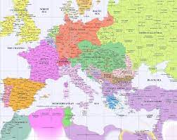 Euratlas periodis web map of europe in year 1800. Maps