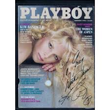 Ian christie, writing in the daily express, said that never say never basinger was voted 'star of tomorrow' by the national association of theater owners for both these two movies. Kim Basinger Playboy Magazine Cover Feb 1983 James Bond Never Say Never Again To Greg Psa